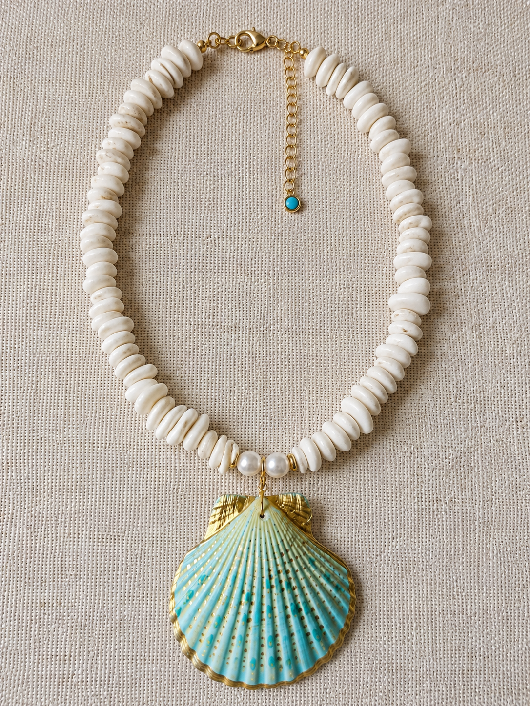 The Marié Coastal Shell Necklace | 929 Collection
